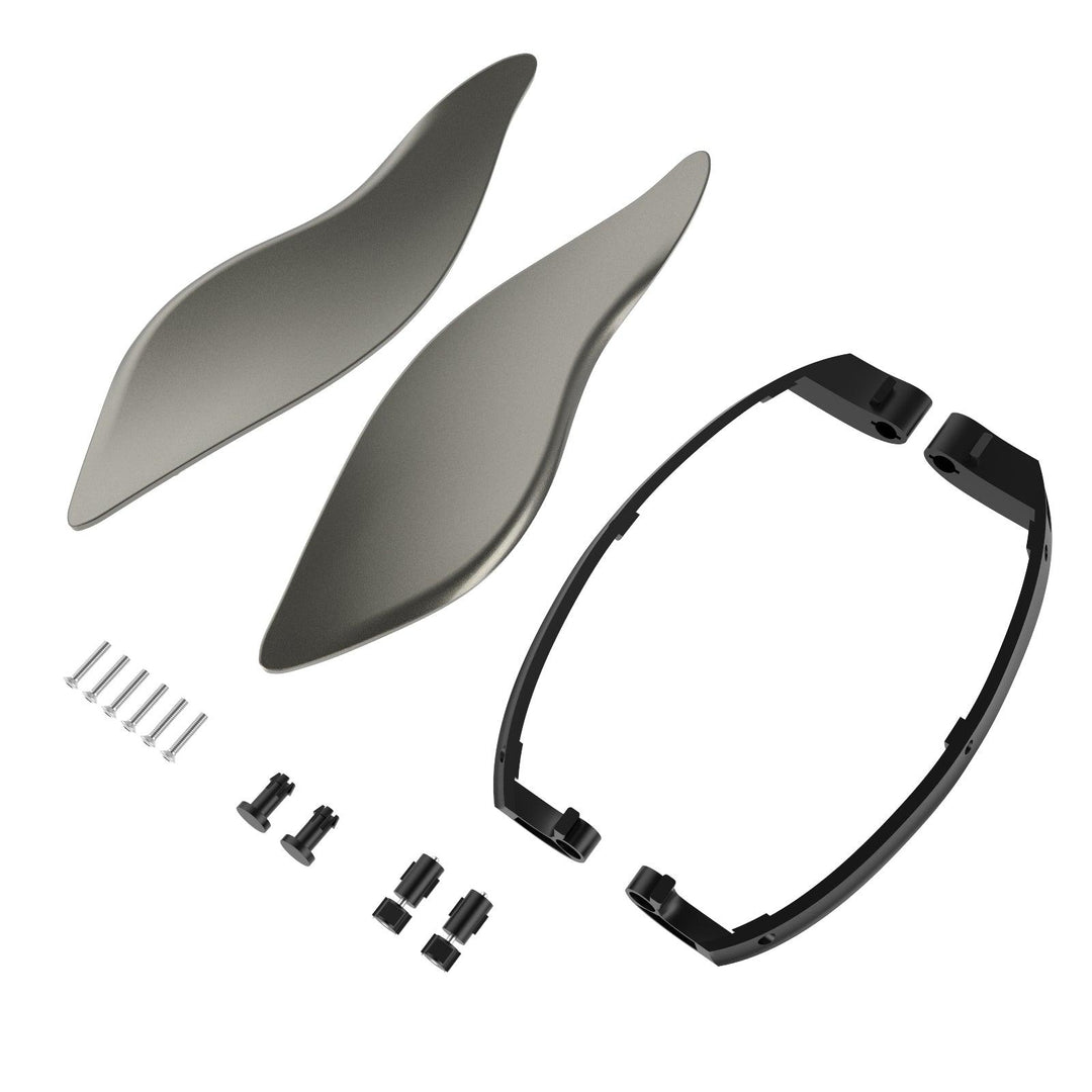 ADJUSTABLE FAIRING AIR DEFLECTORS FOR 2014+ HARLEY BATWING