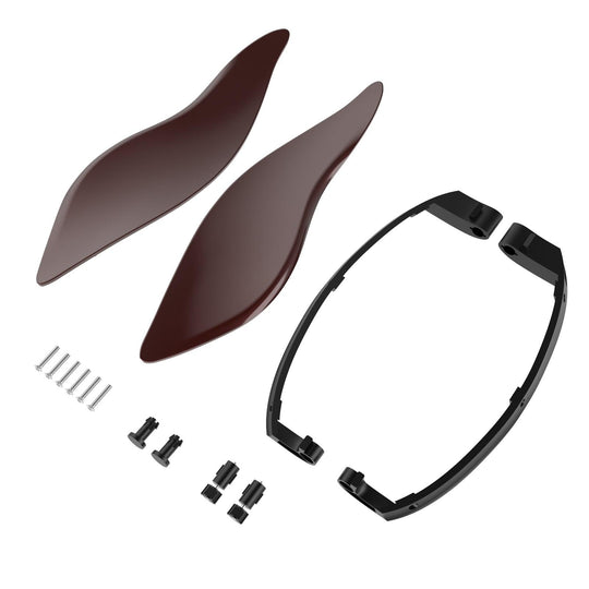 ADJUSTABLE FAIRING AIR DEFLECTORS FOR 2014+ HARLEY BATWING