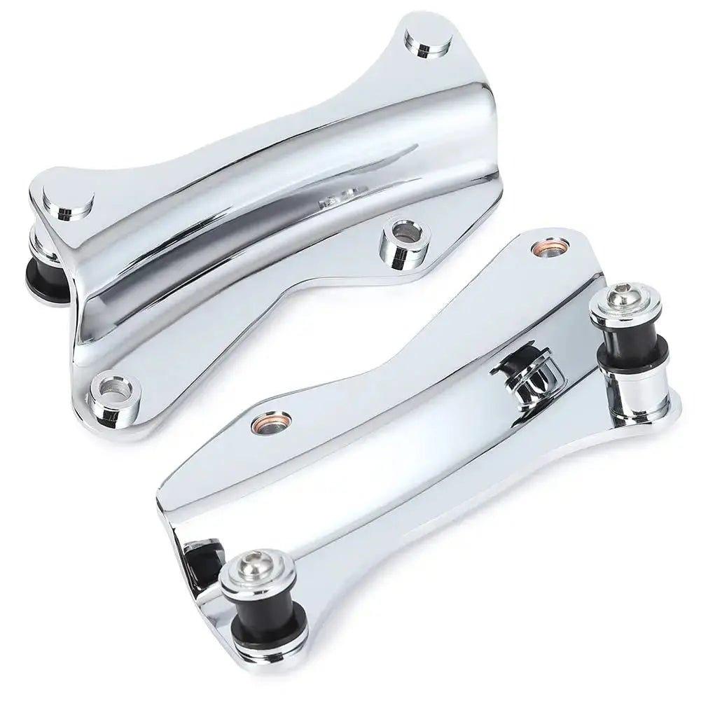 thumbnail interactive-video image 1 of Chrome 4-Point Docking Hardware Kit For Harley Davidson Touring (2009-2024) – Detachable & Sleek 1 of 4