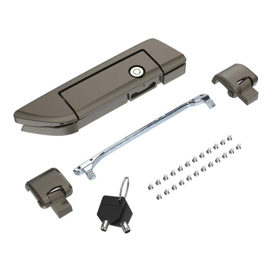 COLOR MATCHED HINGES & LATCH KIT FOR MOCARDINE & HARLEY RAZOR CHOPPED KING TOUR PAK - Mocardine