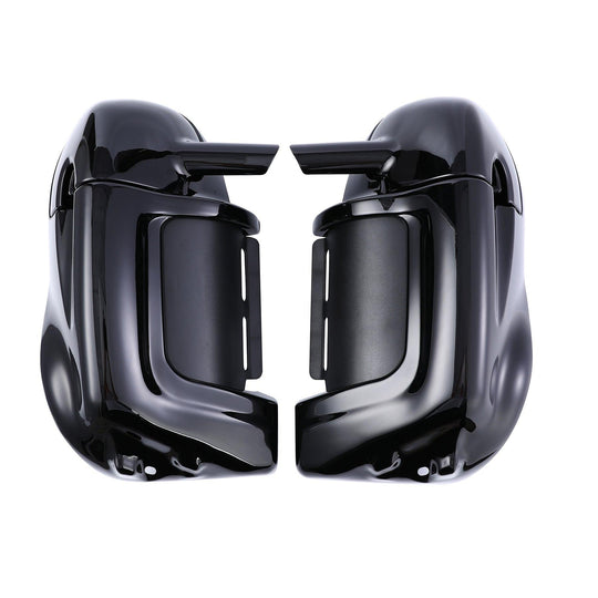 Vivid Black Lower Vented Leg Fairings Cap Glove Box - Mocardine